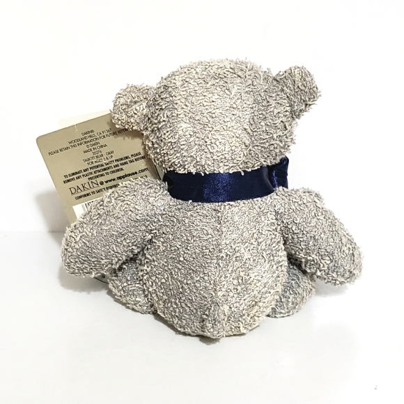 Dakin Terry Critters Talbott 8" Bear Gray Plush NWT - Picture 5 of 8